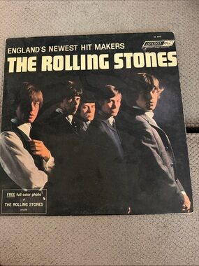 The Rolling Stones Vinyl Album - Black Cover